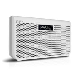 Pure ONE Maxi Series 3 Portable DAB/FM Clock Radio in Cool White